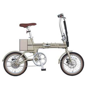 電動アシストオリタタミ自転車 tabico mini デザートブラウン[配送不可地域:沖縄県]