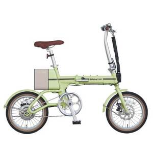 電動アシストオリタタミ自転車 tabico mini レタスグリーン[配送不可地域:沖縄県]