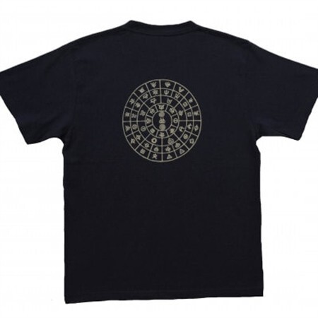 Tシャツ ふとまに 太占 姫川薬石 ネイビー (半袖 Lサイズ)【1619404】