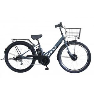 [100%完成車納品] PELTECH 27.5 V型電動アシスト自転車外装6段 TDA-728L[配送不可地域:離島・沖縄県・東北・関東・信越、北陸・近畿・中国・九州]