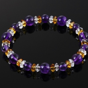 アメジストの幸運ブレスレット[配送不可地域:沖縄県]