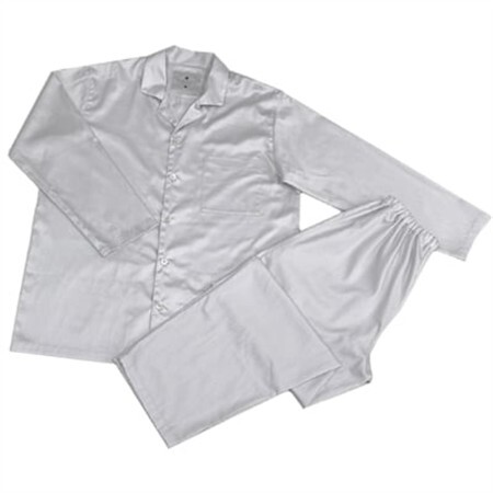 [シングル]プレミアムカバー25cm巾シーツ・掛・枕&パジャマ(男女兼用Lサイズ)4点セット 色PL