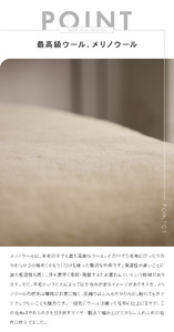 日本製 ウール毛布 敷毛布 シングルサイズ 100×205cm 四方ゴム付き あったか 上質  保温 通気性 秋冬向け（FQ044-SJ）
