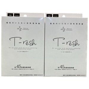 空間除菌・消臭 T-resh シート型 1枚入り 2個セット_雑貨・日用品 日用品 _