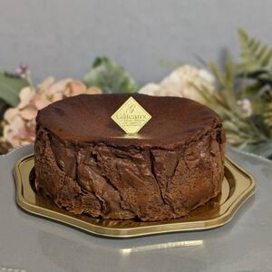 [冷蔵]半熟とろとろチョコレートバスクチーズケーキ(1ホール5号)[配送不可地域:離島]