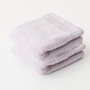 レイユールフェイスタオル2枚組(ライラック)