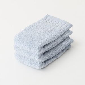 レイユールハンドタオル3枚組(スカイブルー)【1666433】