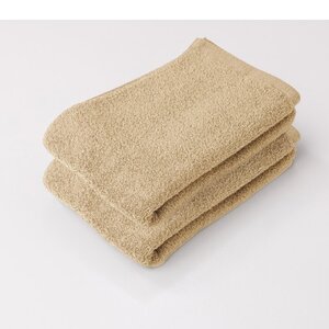 バスのハンブンタオル2枚セット(モカ)