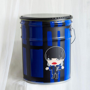 コシノジュンコ 縦柄 (ブルー)クッション付き_雑貨・日用品  家具・インテリア _【1494834】