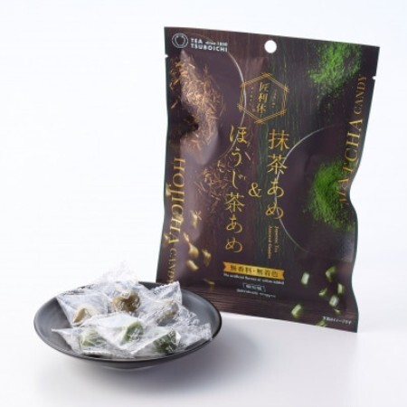 [6個入り]添加物なし アソート 匠利休 抹茶あめ&ほうじ茶あめ60g
