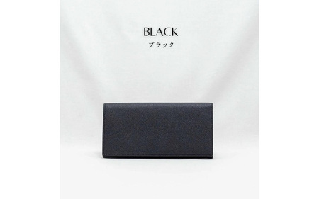 FRUGAL(フルーガル)/ 本革かぶせ式長財布 BLACK(ブラック)