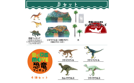 ＼大阪・関西万博2025出展／動く図鑑MOVEフィギュア＆ジオラマキット　スペシャルセット　Bセット