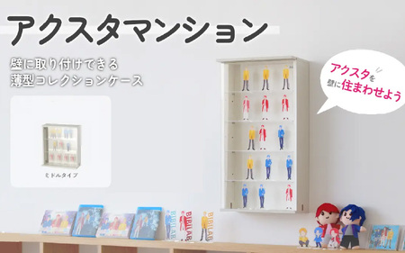 アクスタマンション(LBR-380M-WW) - 壁に取り付けられる空中コレクションケース