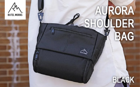 [ RATEL WORKS(ラーテルワークス) ]AURORA SHOULDER BAG ( オーロラショルダーバッグ ) (BLACK)/RWS0200BK