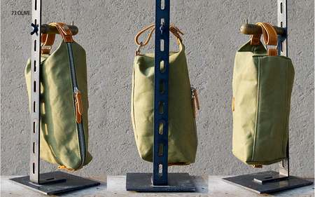 木の庄帆布 BOX POUCH ボックスポーチ k-khg-bxp01t(C/#73 OLIVE / オリーブ)