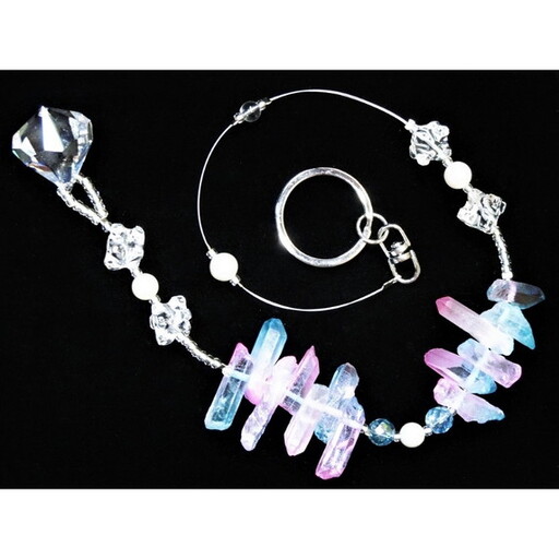 オリジナル天然石サンキャッチャー「Angel light〜天使の光〜」[007C-050]