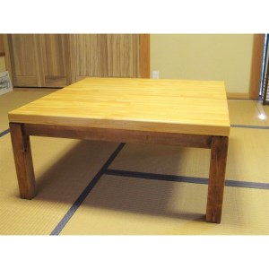 手作り木製 ローテーブル「こたつにも使ってね」[007A-057]