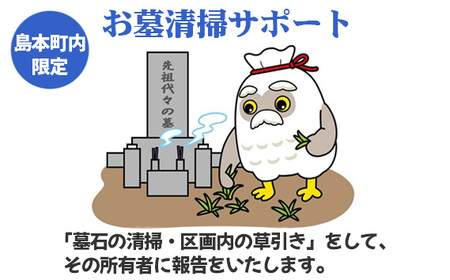 お墓清掃サポート業務 / チケット お墓管理 屋外確認 墓石清掃 区画内草引き 代行業務 大阪府