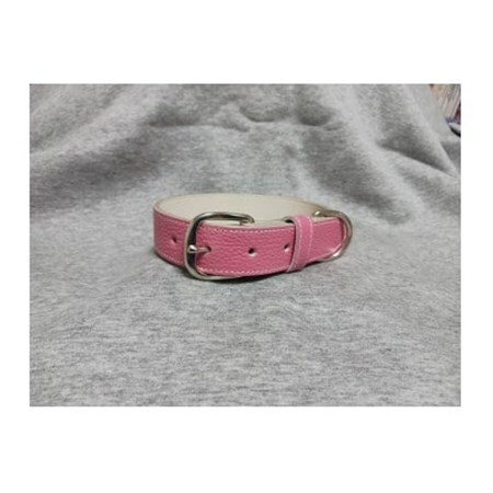 ペット用品(首輪)   牛革シボ型押しラメカラー首輪#21【1649384】