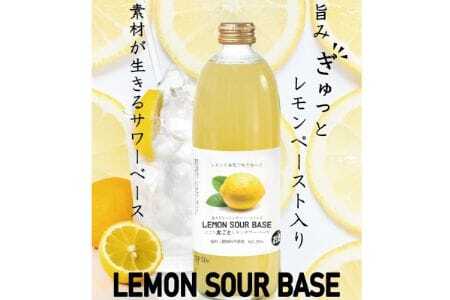 [あなただけのオリジナルサワーを] にごり皮ごとレモンサワーベース 500ml × 12本