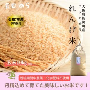 令和7年産コシヒカリ「レンゲ米」玄米10kg(栽培期間中農薬・化学肥料不使用) | 合同会社農園のら