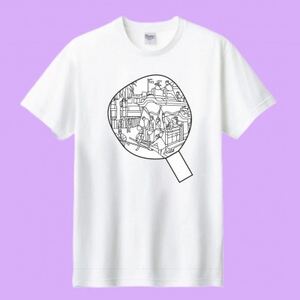 あうわぬりえ(だんじりうちわ柄、白、110cm)