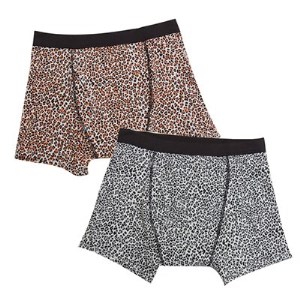 俺のボクサーパンツ ヒョウ柄 2枚組(LLサイズ)  軽失禁用 失禁パンツ・尿漏れパンツ【1107639】