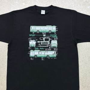 金剛バス レガシーTシャツ XLサイズ(ブラック)