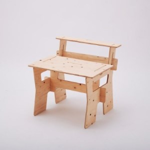 THE BARA +BARA棚付きテーブル カラー:ナチュラル_雑貨・日用品 アウトドア用品 スポーツ・アウトドア用品 _