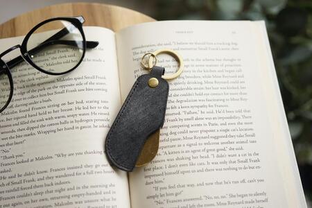 本革 スライド靴べら シューホーン [espoir-エスポワール] 【ブラック】