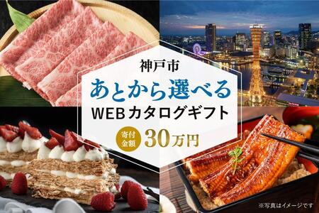 あとから選べるWEBカタログギフト(寄附30万円コース)90000ポイント神戸市