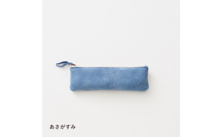 ENISICA エニシカ ジビエ鹿革 カクシカ ペンケース 朝霞 (あさがすみ)