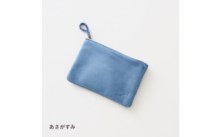 ENISICA エニシカ ジビエ鹿革 トモシカポーチM 朝霞(あさがすみ)