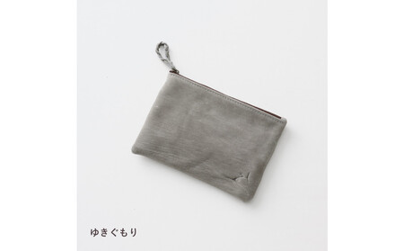 ENISICA エニシカ ジビエ鹿革 トモシカポーチM 雪曇(ゆきぐもり)