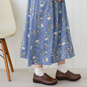 コンフォートスリッポン|ブラウン LL(24.5cm) レディース スリッポン 幅広 甲高 外反母趾 ゆったり幅 大人気 靴