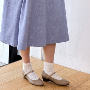 ウェッジストラップパンプス|オーク 3L(25.5cm) レディース パンプス 3.5cmヒール ウエッジソール 幅広 甲高 外反母趾 ゆったり幅 大人気 靴 お仕事靴