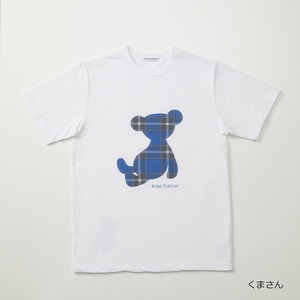 [神戸タータン]消臭機能付Tシャツ くまさんLサイズ