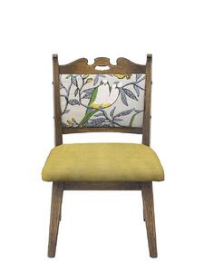 [神戸を代表する]創業150年日本一古い洋家具屋の小椅子ポロチェア[永田良介商店][Lovebird-yellow/High type]