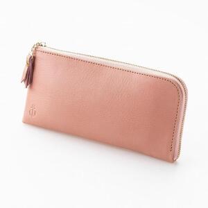 Moist 長財布(L字ファスナータイプ)/ピンク