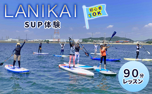 [兵庫 姫路 白浜海水浴場]SUP体験 半日コース(約90分)初心者OK サップ体験 マリンスポーツ 体験チケット LANIKAI ラニカイ