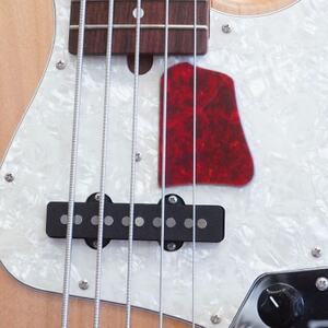 [ベース用カスタムパーツ]Finger Step / Sサイズ / 赤べっ甲4P [Sago]