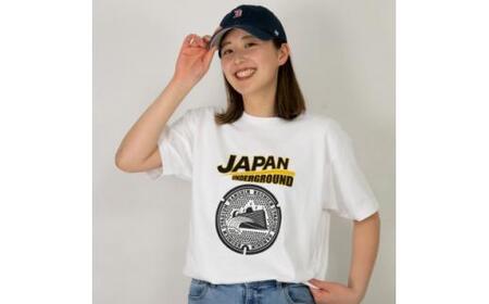 阪神甲子園球場 マンホールTシャツ 白 Sサイズ