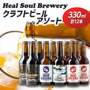 西宮発!Heal Soul Breweryのクラフトビール　アソート合計12本セット