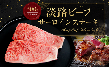 淡路ビーフ サーロインステーキ 500g(250g×2枚) 兵庫県 洲本市 淡路島