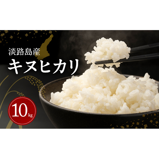 淡路島産キヌヒカリ 10kg(5kg×2) 米 コメ おこめ 精米 ごはん ライス 弁当 おにぎり 兵庫県 洲本市 淡路島