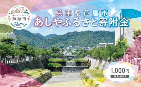 [返礼品なし] 兵庫県 芦屋市 あしやふるさと寄附金 1,000円