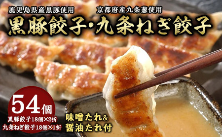 芦屋 伊東屋謹製「黒豚 餃子2折 ・ 九条ねぎ 餃子1折」セット (たれ付) [お中元 到着目安7月下旬][ぎょうざ ギョーザ 中華 点心 惣菜 簡単 おうち おかず おつまみ 国産豚肉 豚肉 九条葱 ねぎ もちもち皮 ジューシー 肉汁 冷凍 食べ比べ イトー屋 お取り寄せ ギフト お中元 お歳暮
