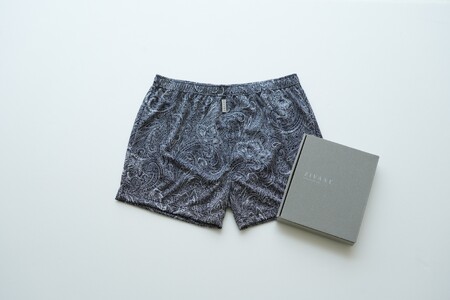 メンズ 下着 ショートトランクス 01/Lサイズ/ZIVANE/Chic paisley 1枚/締め付け感の無い/専用BOX付き アンダーウェア