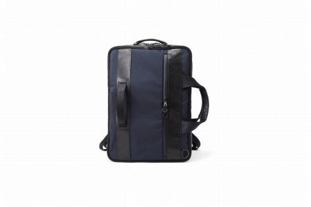 豊岡鞄　Urban Commuter 2x3WAY BRIEF PACK HA（ネイビー）