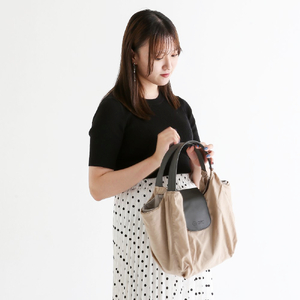 【豊岡鞄】TUTUMU BALLOON TOTE（S4200）ベージュ